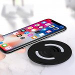 Wholesale Ultra-Slim Wireless Charger 5V / 1.5A for Qi Compatible Device (Black)